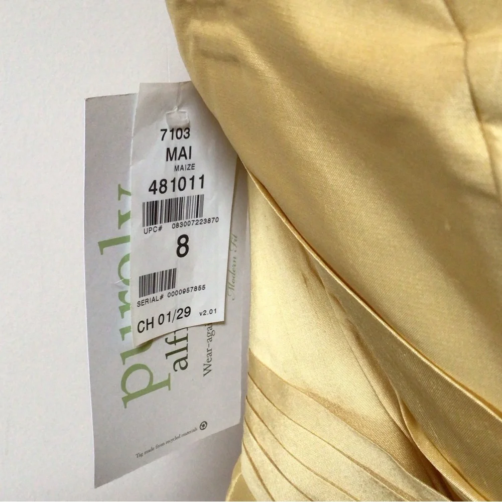 Alfred Angelo Silk Dress, Size 8, New - Picture 8 of 8